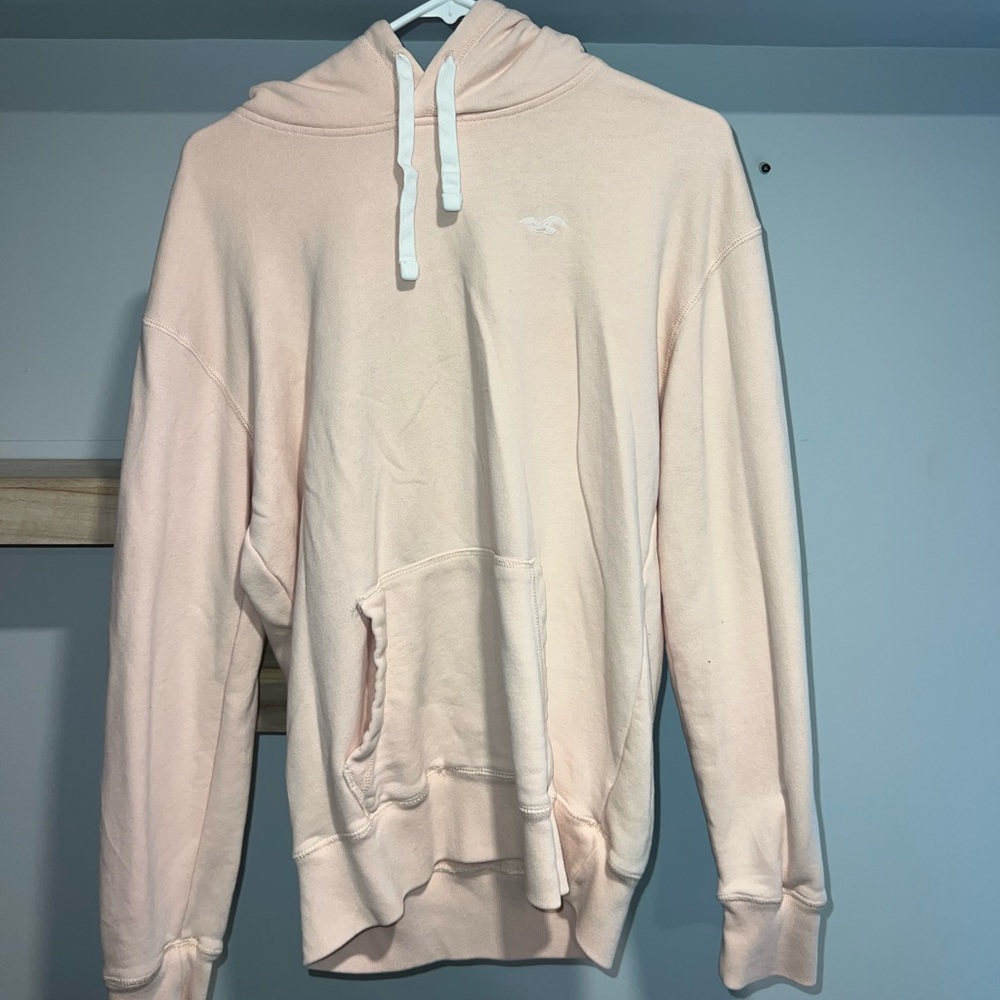 pink Hollister hoodie
